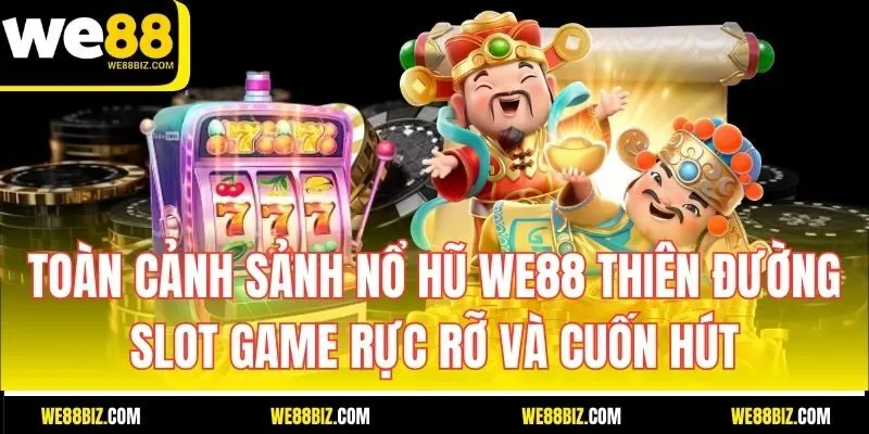 Toàn cảnh sảnh nổ hũ WE88 – Thiên đường slot game rực rỡ và cuốn hút